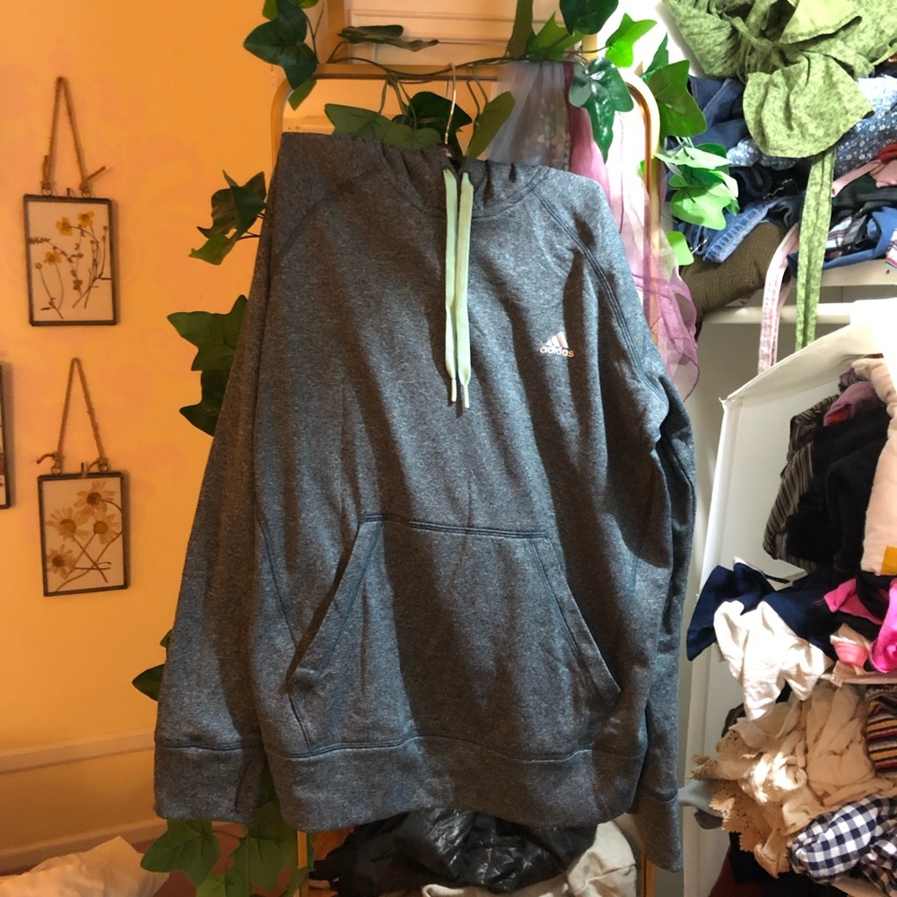 ADIDAS thermal hoodie sweatshirt